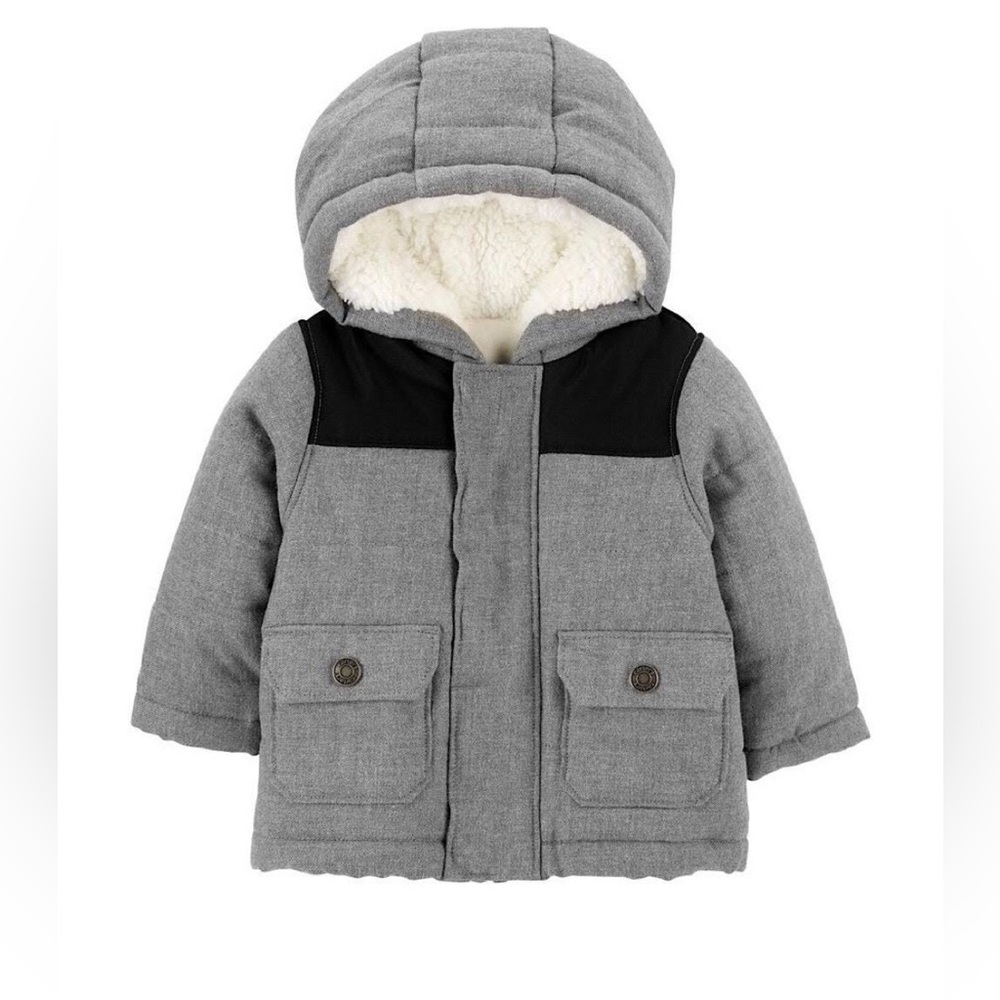 Baby Zip-Up‎ Fleece-Lined Jacket 24M